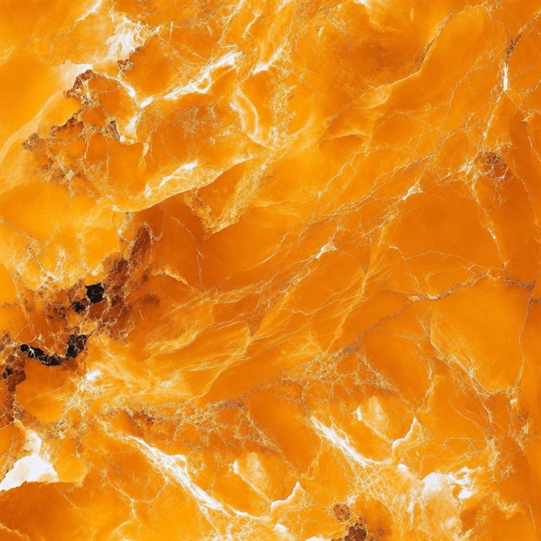 Orange veined mineral